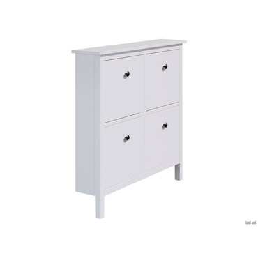 Обувница Лузалес КЫМÖР Белый, массив сосны Белый, массив сосны