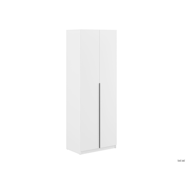 Распашной шкаф СВ-Мебель Сеул Белый текстурный Без антресоли