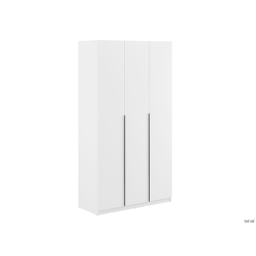 Распашной шкаф СВ-Мебель Сеул Белый текстурный Без антресоли