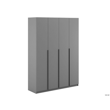 Распашной шкаф СВ-Мебель Сеул Графит Без антресоли