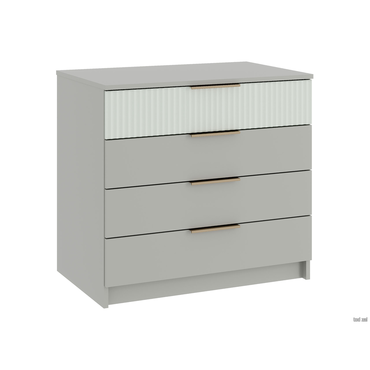 Детский комод МК СТИЛЬ Джерси Шиншилла серый / Скай матовый Шиншилла серый / Скай матовый