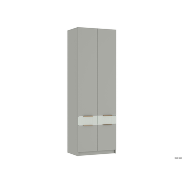 Детский шкаф МК СТИЛЬ Джерси Шиншилла серый / Скай матовый Шиншилла серый / Скай матовый