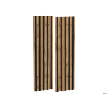 Аксессуар для корпусной мебели todzal Поинт Дуб Вотан / Черный Дуб Вотан / Черный