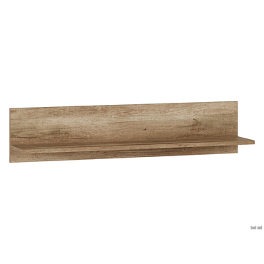 Настенная полка Мебелони Олива Дуб Каньон Дуб Каньон