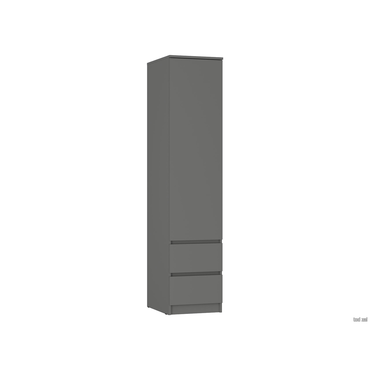 Распашной шкаф Мебелони Симпл Графит Графит