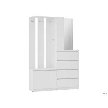 Прихожая Мебелони Симпл Белый Белый