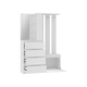 Прихожая Мебелони Симпл Белый Белый