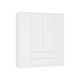 Распашной шкаф Мебелони Симпл Белый Без антресоли