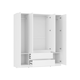 Распашной шкаф Мебелони Симпл Белый С антресолью