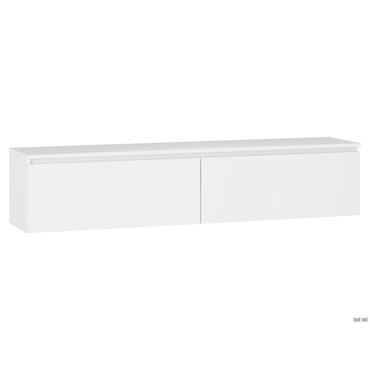 Шкаф навесной Мебелони Симпл Белый Белый