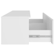 Шкаф навесной Мебелони Симпл Белый Белый
