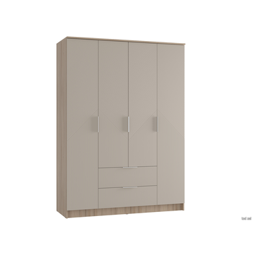 Распашной шкаф BTS Лали Дуб Смоки / Айриш Дуб Смоки / Айриш