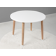 Столик и стульчик Правила мебели Эмиль Белый / Натуральный Белый / Натуральный