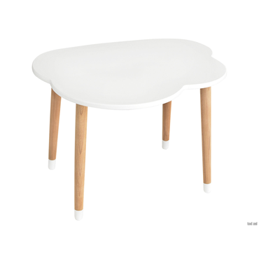 Столик и стульчик Правила мебели Облачко Белый / Натуральный Белый / Натуральный