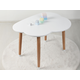 Столик и стульчик Правила мебели Облачко Белый / Натуральный Белый / Натуральный