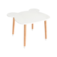 Столик и стульчик Правила мебели Мишка Белый / Натуральный Белый / Натуральный