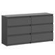Комод СВ-Мебель Тайлер Графит серый Графит серый