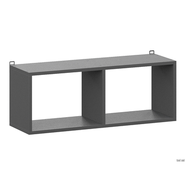 Настенная полка СВ-Мебель Тайлер Графит серый Графит серый