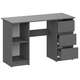 Компьютерный стол СВ-Мебель Тайлер Графит серый Графит серый