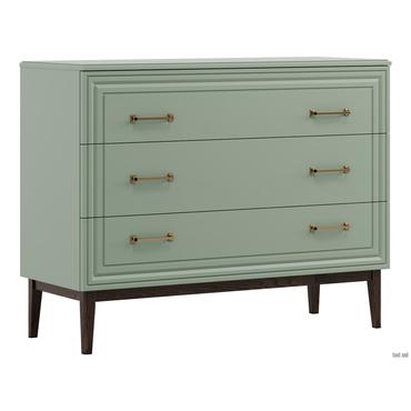 Комод todzal Гордона Зеленый самшит / Орех Зеленый самшит / Орех