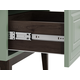 Прикроватная тумбочка todzal Гордона Зеленый самшит / Орех Зеленый самшит / Орех