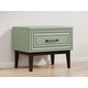 Прикроватная тумбочка todzal Гордона Зеленый самшит / Орех Зеленый самшит / Орех