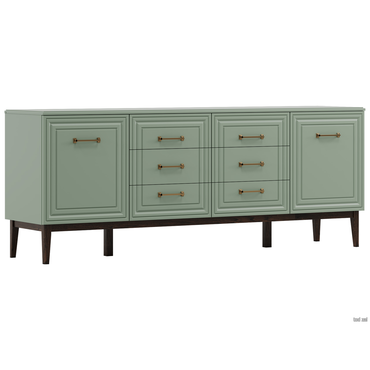 Комод todzal Гордона Зеленый самшит / Орех Зеленый самшит / Орех