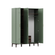 Распашной шкаф todzal Гордона Зеленый самшит / Орех Зеленый самшит / Орех