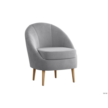 Кресло Сильва Прайм Серый, велюр Серый, велюр