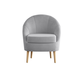 Кресло Сильва Прайм Серый, велюр Серый, велюр