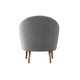 Кресло Сильва Прайм Серый, велюр Серый, велюр