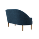 Прямой диван Сильва Прайм Синий, велюр Синий, велюр