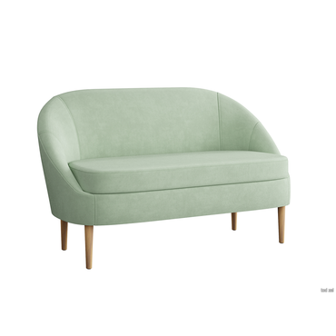 Прямой диван Сильва Прайм Мята, велюр Мята, велюр