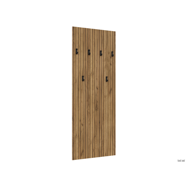 Настенная вешалка ЭтоМебель Сингапур ПМ- 420.03 Дуб Крафт табачный Дуб Крафт табачный