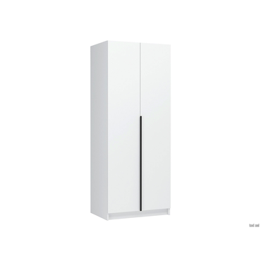 Распашной шкаф Стендмебель Рейми Белый Без антресоли