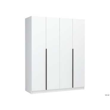 Распашной шкаф Стендмебель Рейми Белый Без антресоли