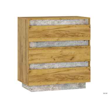 Комод Мебелони Эмми Дуб Крафт / Бетон Дуб Крафт / Бетон