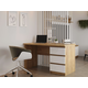 Письменный стол МК СТИЛЬ Бостон Дуб Крафт золотой / Белый глянец Дуб Крафт золотой / Белый глянец