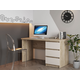 Письменный стол МК СТИЛЬ Бостон Дуб Крафт серый / Кашемир Дуб Крафт серый / Кашемир