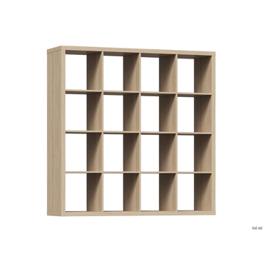 Стеллаж Шведский стандарт Фора 16 Беленый дуб Беленый дуб