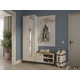 Распашной шкаф todzal Тоскана Серый кашемир / Акация / Зеркало Серый кашемир / Акация / Зеркало