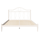 Двуспальная кровать Форвард-мебель Лекси Кремово-белый, металл 140х200 см
