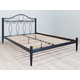 Двуспальная кровать Форвард-мебель Лекси Черный, металл 160х200 см