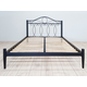 Двуспальная кровать Форвард-мебель Лекси Черный, металл 160х200 см