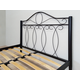 Двуспальная кровать Форвард-мебель Лекси Черный, металл 160х200 см