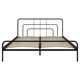 Двуспальная кровать Форвард-мебель Майра Черный, металл 90х200 см