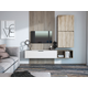 Гостиная МК СТИЛЬ Бохо Дуб Крафт серый / Кашемир Дуб Крафт серый / Кашемир