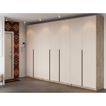 Прихожая МК СТИЛЬ Бохо Дуб Крафт серый / Кашемир Дуб Крафт серый / Кашемир