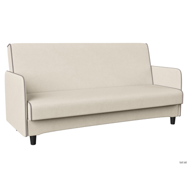 Прямой диван todzal Ройс Бежевый, велюр Бежевый, велюр