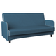 Прямой диван todzal Ройс Синий, велюр Синий, велюр